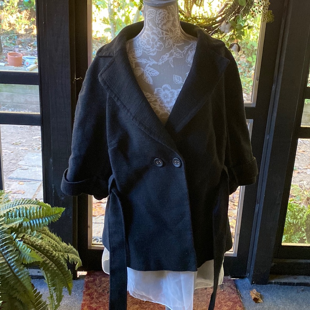 Classiques Entier Black Tweed Jacket SIZE 20W